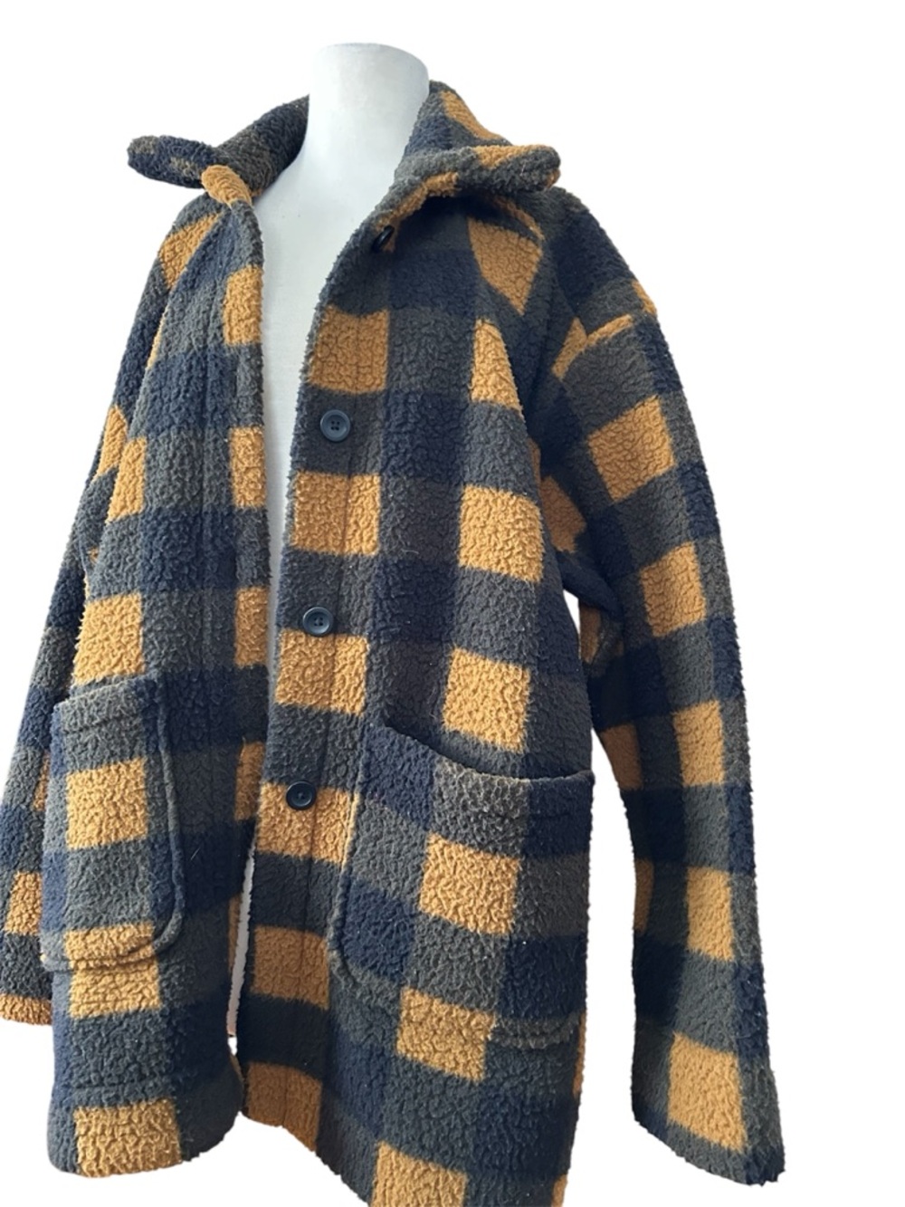 Lee Plaid Teddy Jacket - Picture 2 of 5